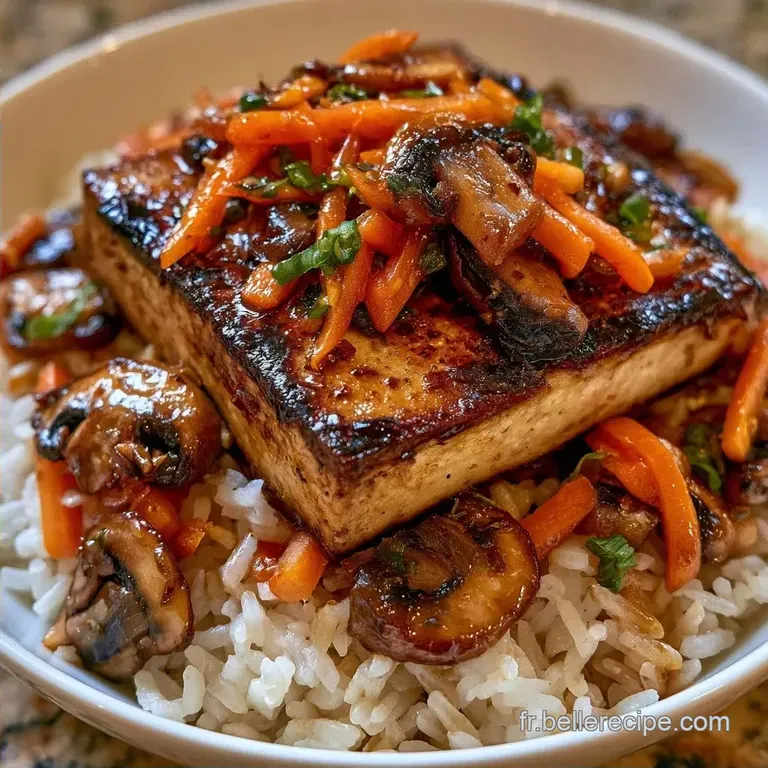 Bibimbap V&eacute;g&eacute;tarien au Tofu Ferme