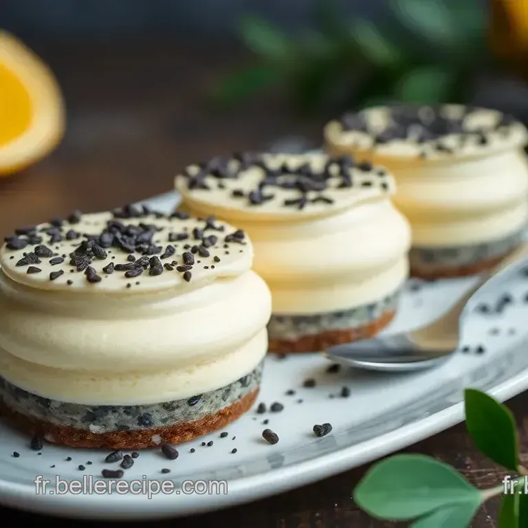 Black Sesame & Yuzu Chiffon Cake