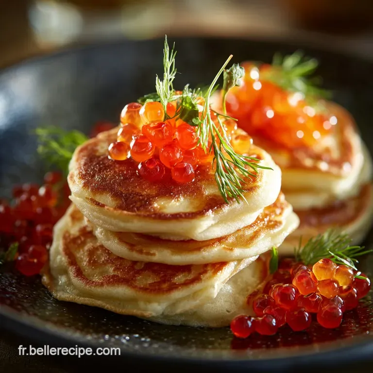 Blinis maison Le secret pour des blinis l&eacute;gers et moelleux inratables