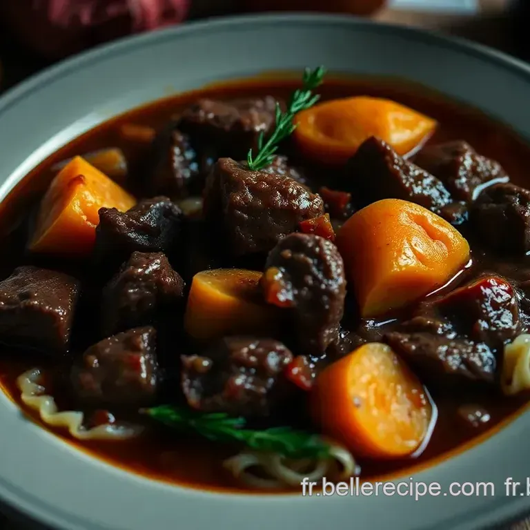 Boeuf Bourguignon : le Plat d Hiver R&eacute;confortant
