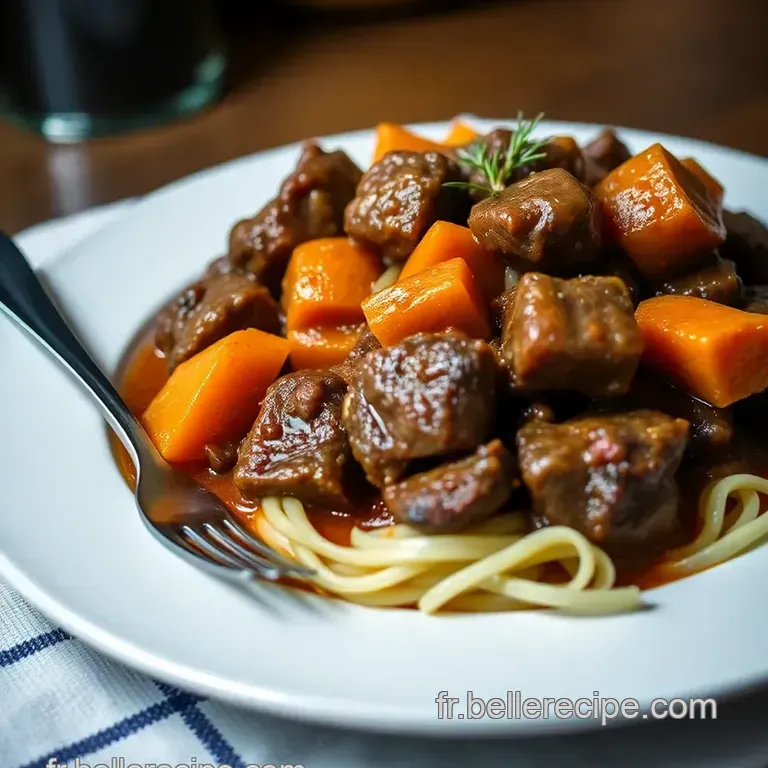Boeuf Bourguignon presentation