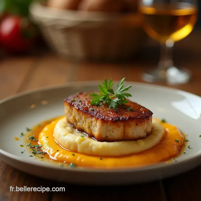 Le Bistrot &Agrave; La Maison B&oelig;uf Hach&eacute; Mijot&eacute; Et Sa Pur&eacute;e Onctueuse presentation