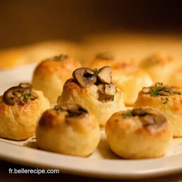 Bouch&eacute;es Aux Champignons Gratin&eacute;es Express presentation