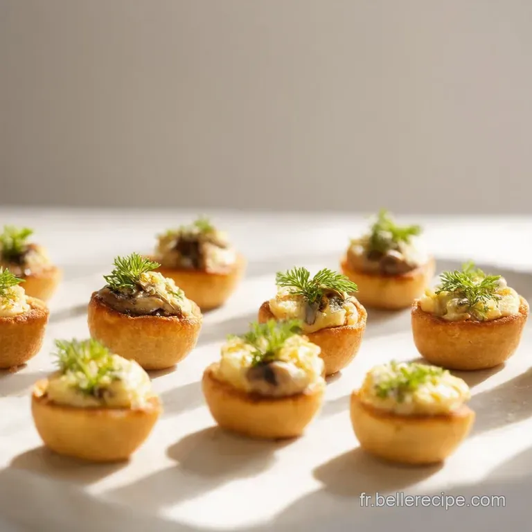 Bouch&eacute;es Croustillantes aux Champignons LAp&eacute;ro Facile