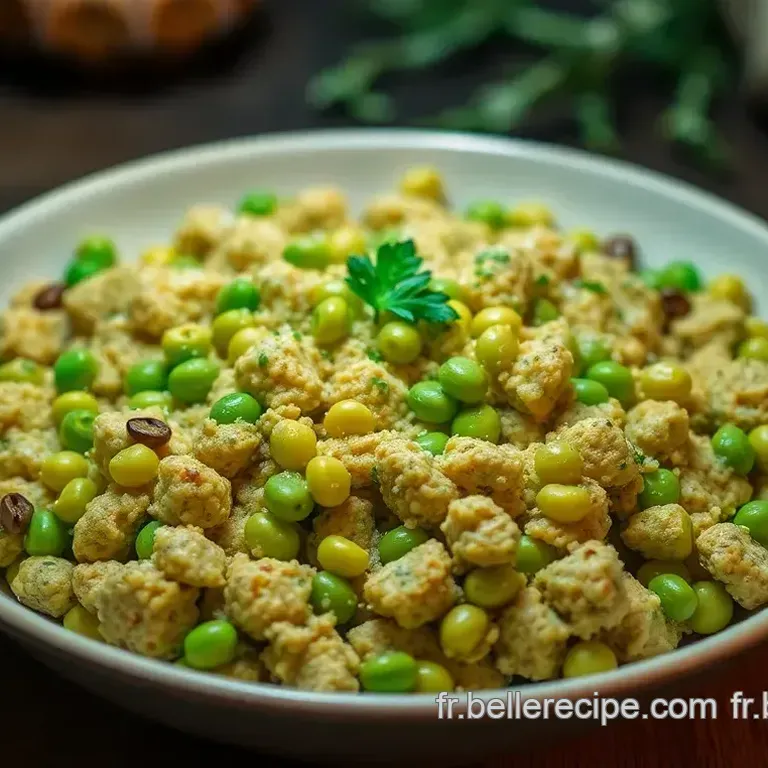 Bouch&eacute;es Croustillantes aux Pois Cass&eacute;s Fa&ccedil;on Falafel