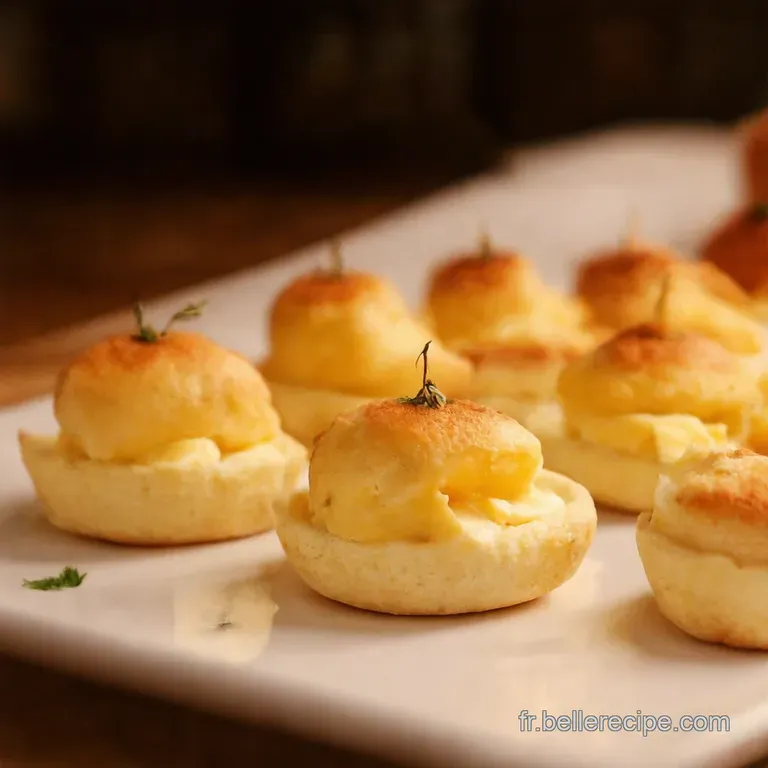 Bouches Gourmandes De Fromage Ail Fines Herbes presentation