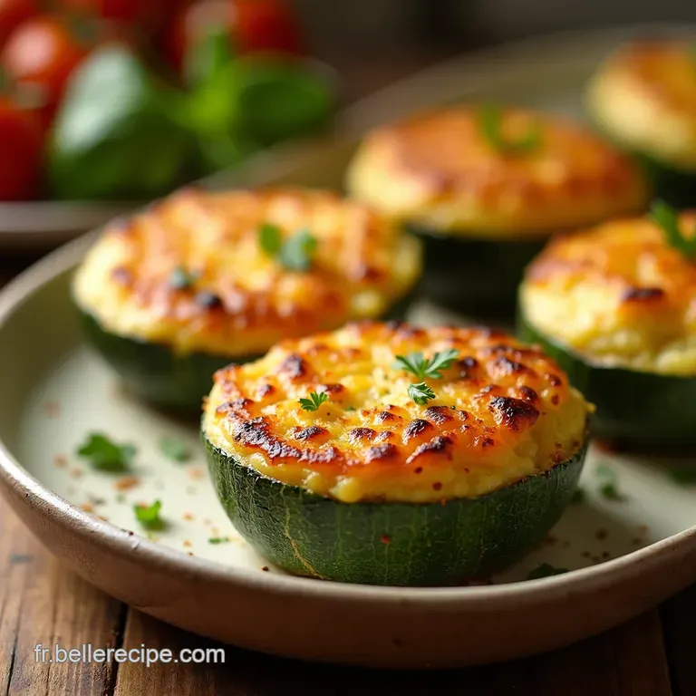 Boulettes De Courgettes Gratin&eacute;es Au Four La Gourmandise L&eacute;g&egrave;re presentation