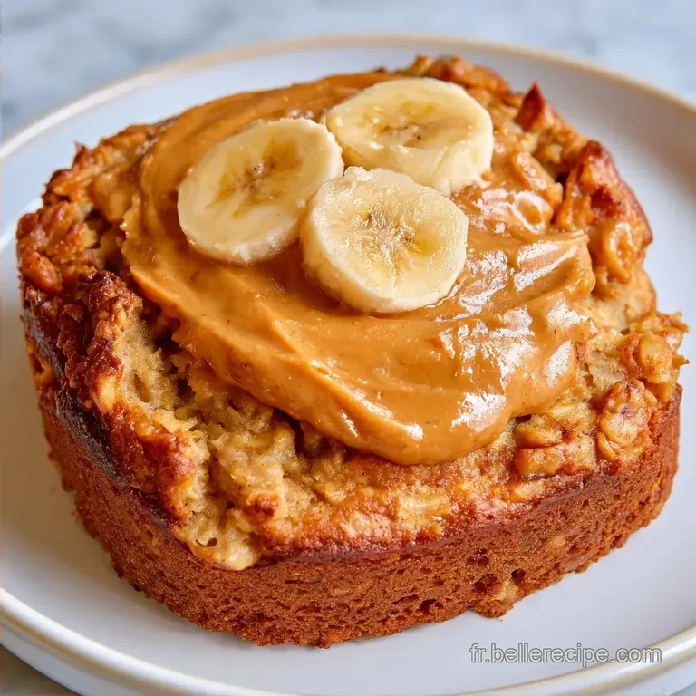 Bowlcake Beurre De Cacahu&egrave;te Banane en 8 Minutes