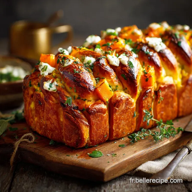 Brioche au butternut et ch&egrave;vre la recette dautomne gourmande