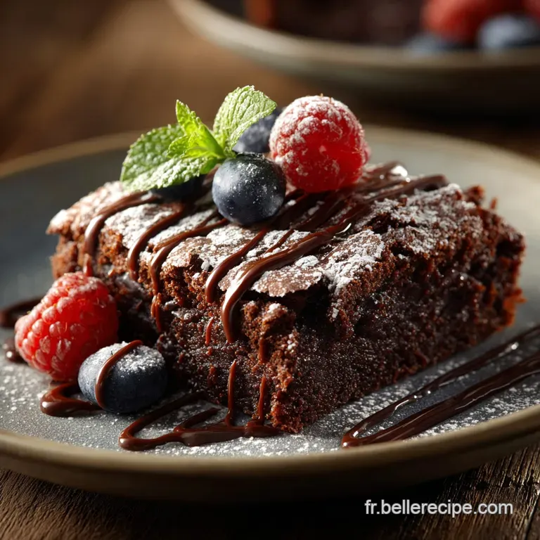 Le Brownie Fudgy Intense Sans Gluten Le Classique Am&eacute;ricain R&eacute;invent&eacute;