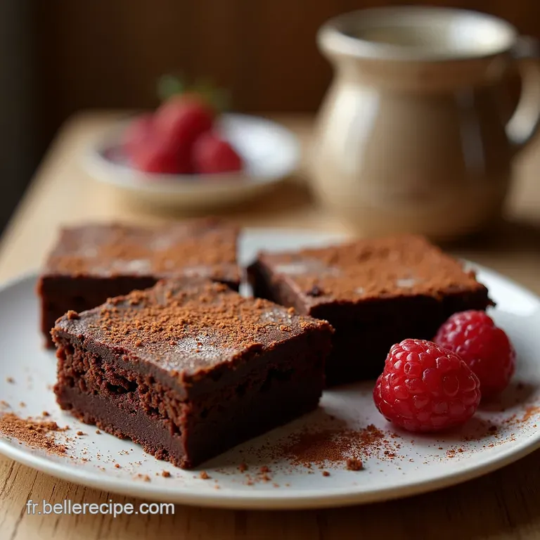 Brownies D&eacute;cadents Aux Cacahou&egrave;tes Caram&eacute;lis&eacute;es presentation