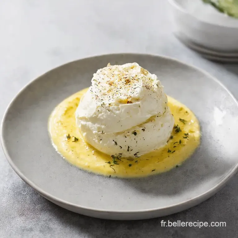 Burrata aux Tomates Cerises R&ocirc;ties et Vinaigrette Pesto
