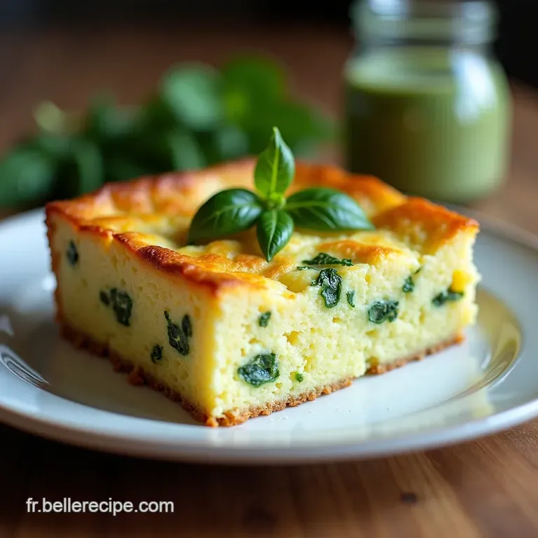 Cake aux Courgettes Ch&egrave;vre Frais et Basilic Un D&eacute;lice Rustique