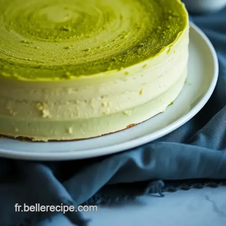 Cake Marbr&eacute; Matcha Et Vanille presentation