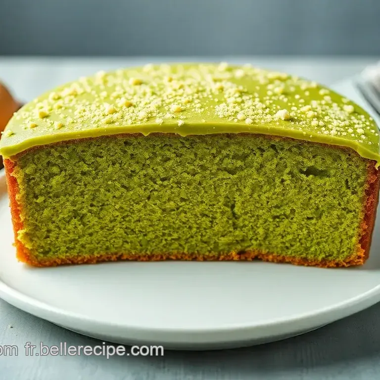 Cake Marbr&eacute; Matcha et Vanille