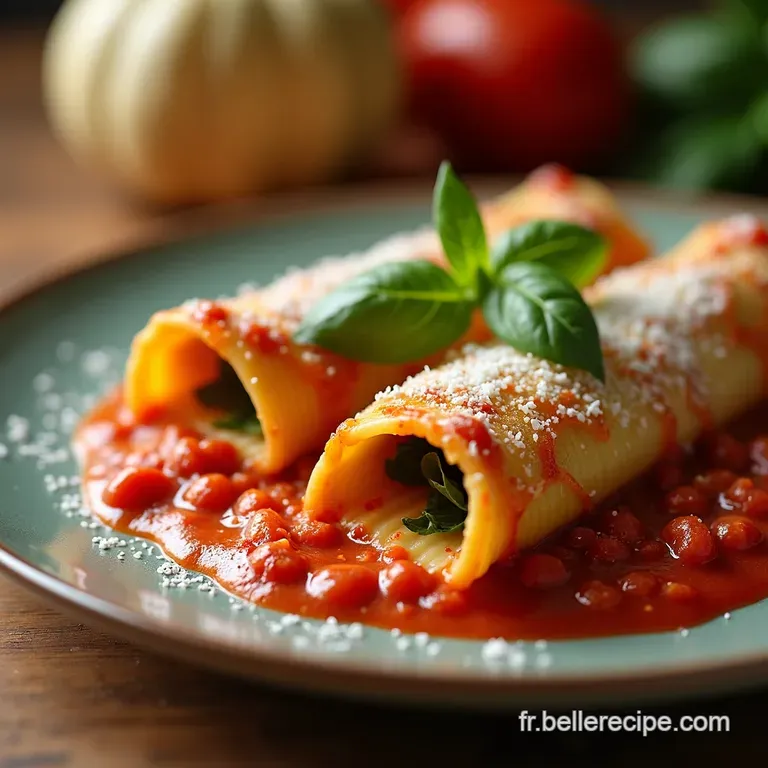 Cannelloni Siciliens Express presentation