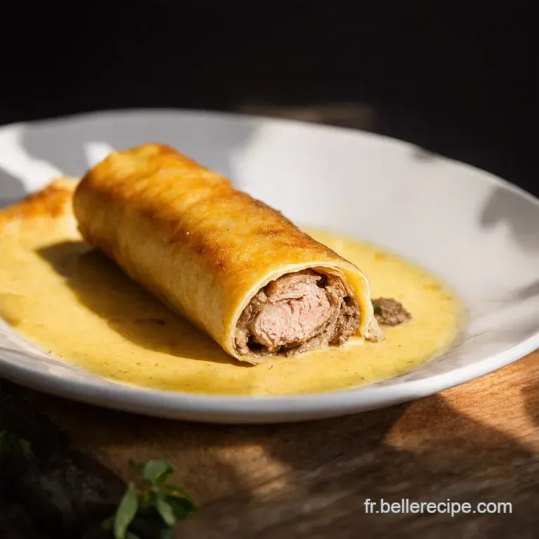 Cannellonis &agrave; la Viande R&ocirc;tis et B&eacute;chamel Cr&eacute;meuse