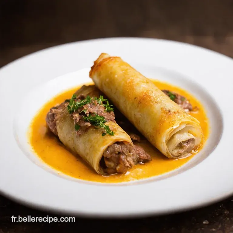 Cannellonis Rconfortants &agrave; la Viande et B&eacute;chamel