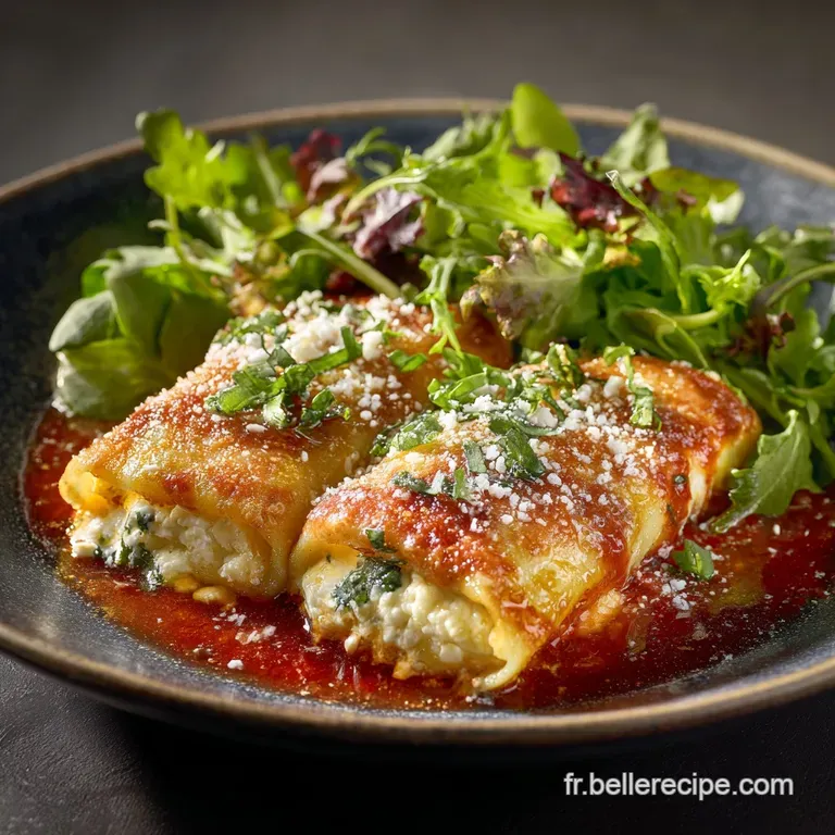Cannellonis Du Dimanche Ricotta Parmesan Reggiano Et B&eacute;chamel presentation