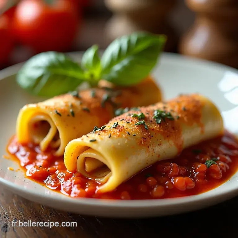 Cannellonis Siciliens Le Soleil Dans Votre Assiette presentation