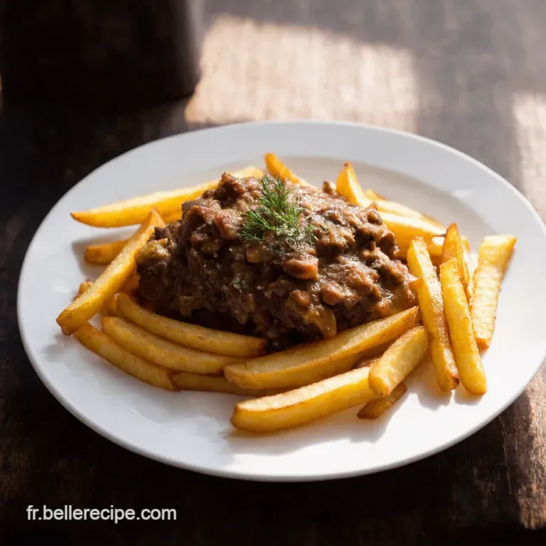 Carbonade Flamande Parfaite Accompagn&eacute;e de Frites Croustillantes
