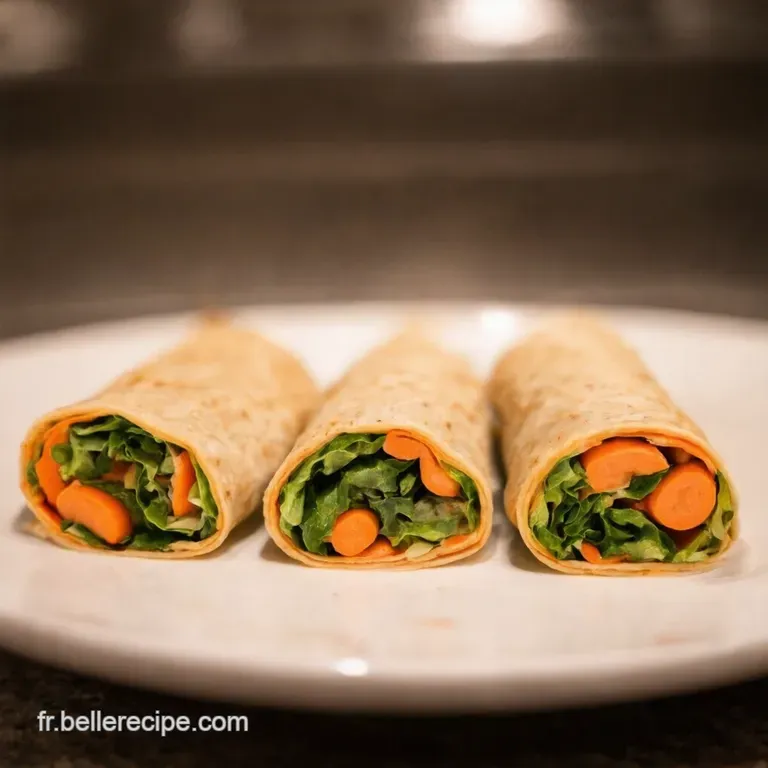 Carottes &Agrave; La Rescousse Wraps Bluffants Sans Tortilla presentation