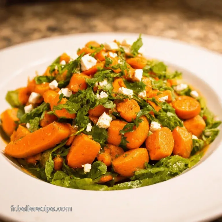 Carottes R&ocirc;ties &Agrave; La Harissa Feta Et Menthe Un Go&ucirc;t Du Soleil presentation