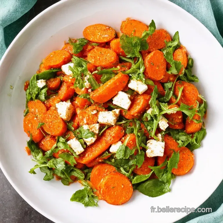 Carottes R&ocirc;ties &agrave; la Harissa Feta et Menthe Un Go&ucirc;t du Soleil