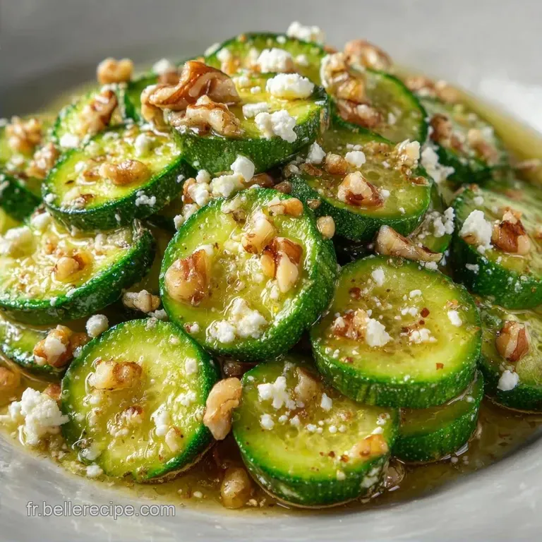 Carpaccio Courgette Feta : Frais et Croquant