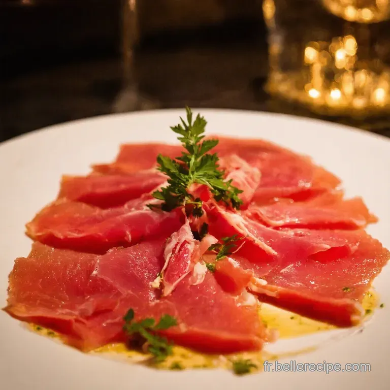 Carpaccio De Saintjacques &Agrave; La Vinaigrette Dagrumes presentation