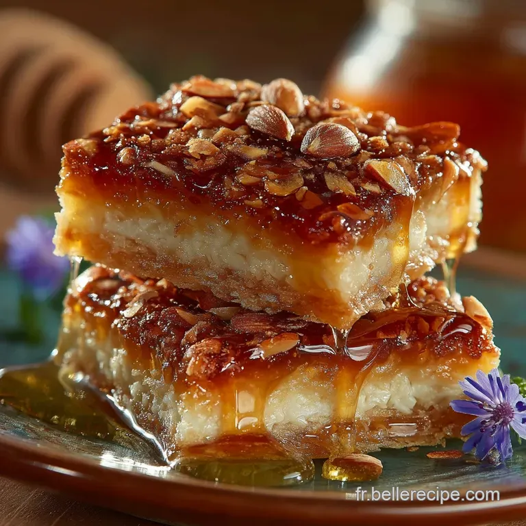 Les Carr&eacute;s Aux Amandes Et Caramel Miel&eacute; Croustillants Fondants Et Gourmands presentation