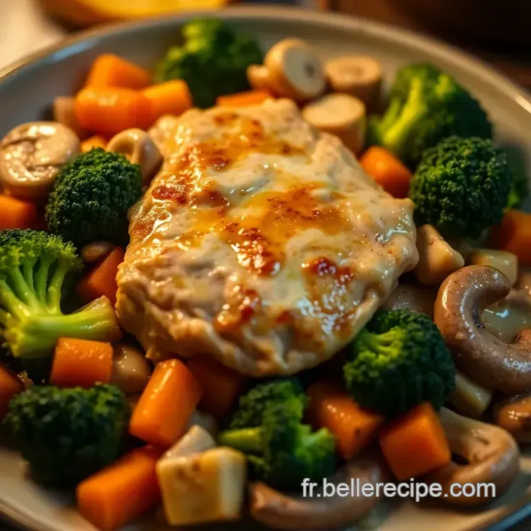 Casserole De Poulet Cr&eacute;meuse Aux L&eacute;gumes presentation