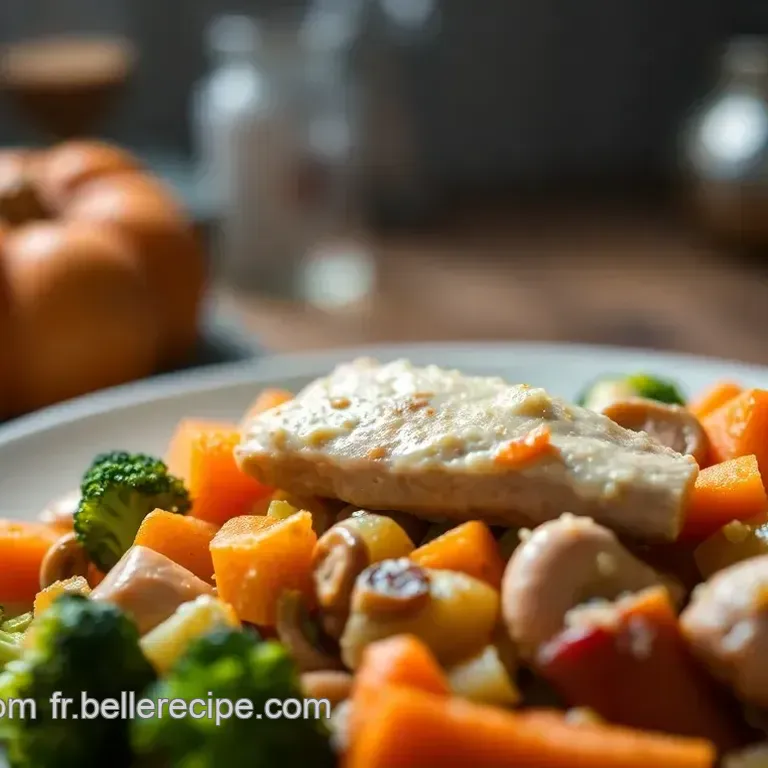 Casserole de Poulet Cr&eacute;meuse aux L&eacute;gumes