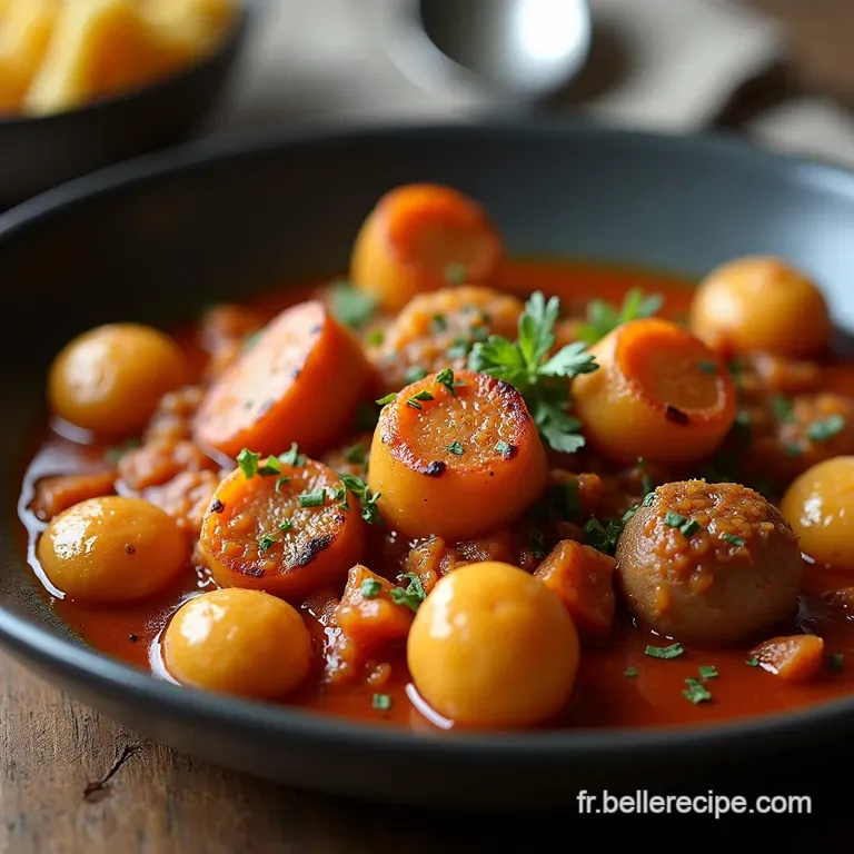 Le Cassoulet Crole du Chef Richesse Rustique et Cro&ucirc;te Dor&eacute;e