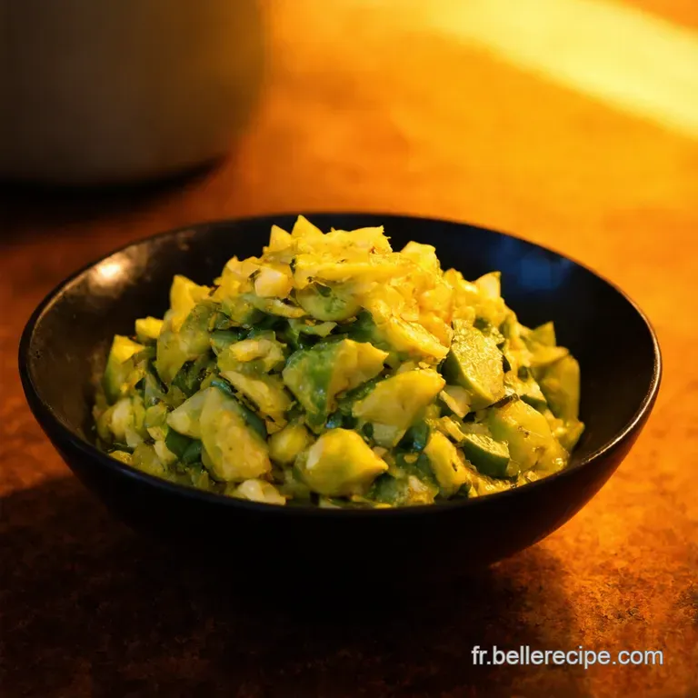 Ceviche De Nopal Fiesta Mexicaine V&eacute;g&eacute;tarienne presentation