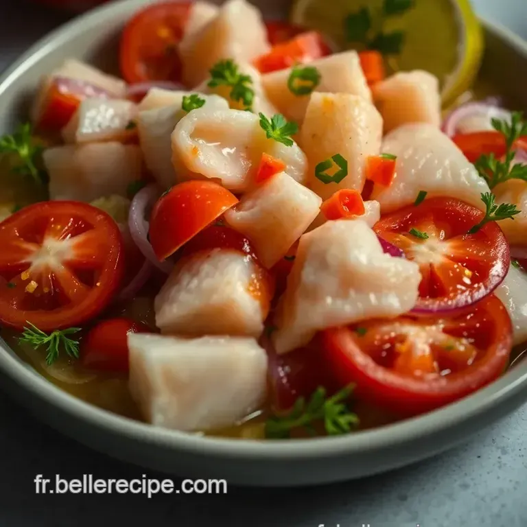 Ceviche Fra&icirc;cheur De La Mer presentation