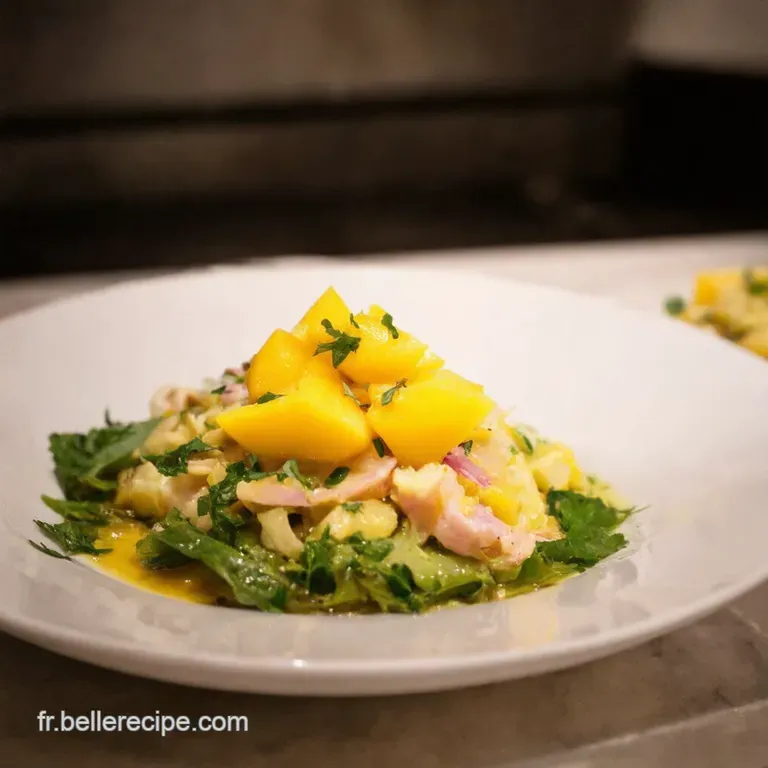 Ceviche V&eacute;g&eacute;tarien Soleil D &eacute;t&eacute; &Agrave; La Mangue presentation
