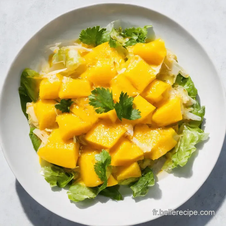Ceviche V&eacute;g&eacute;tarien Soleil d &Eacute;t&eacute; &agrave; la Mangue