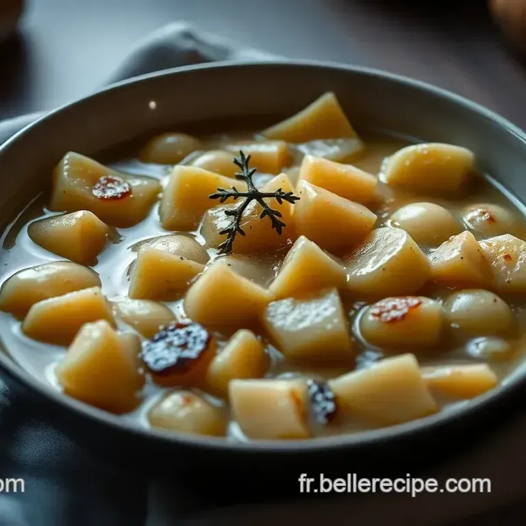 Chaudr&eacute;e de Poireaux et Pommes de Terre