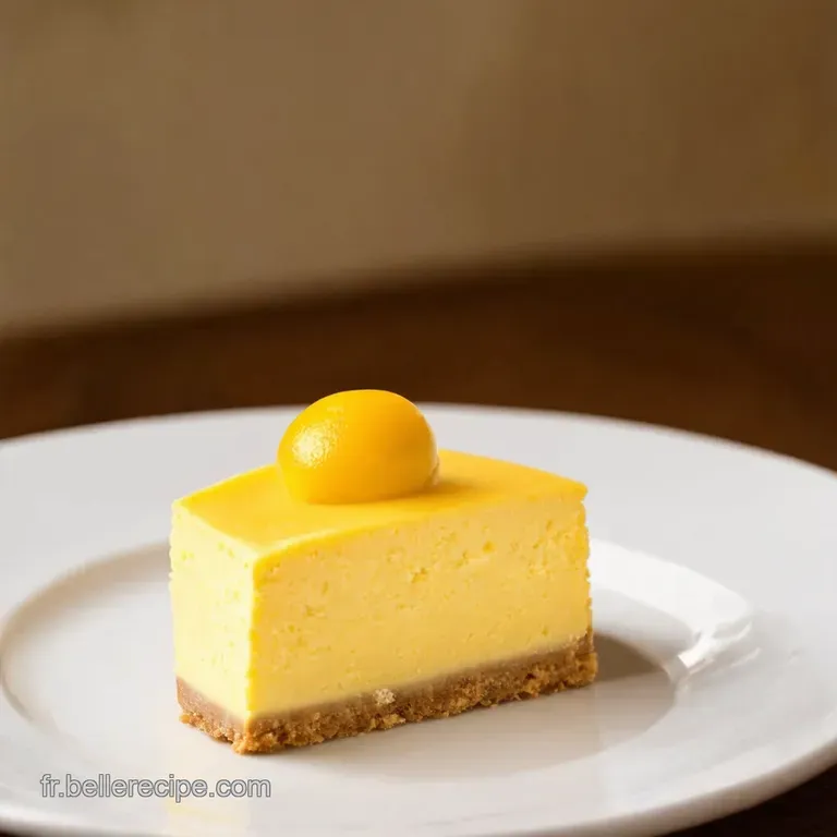 Cheesecake Exotique Mangue Panna Cotta Et Noix De Coco presentation