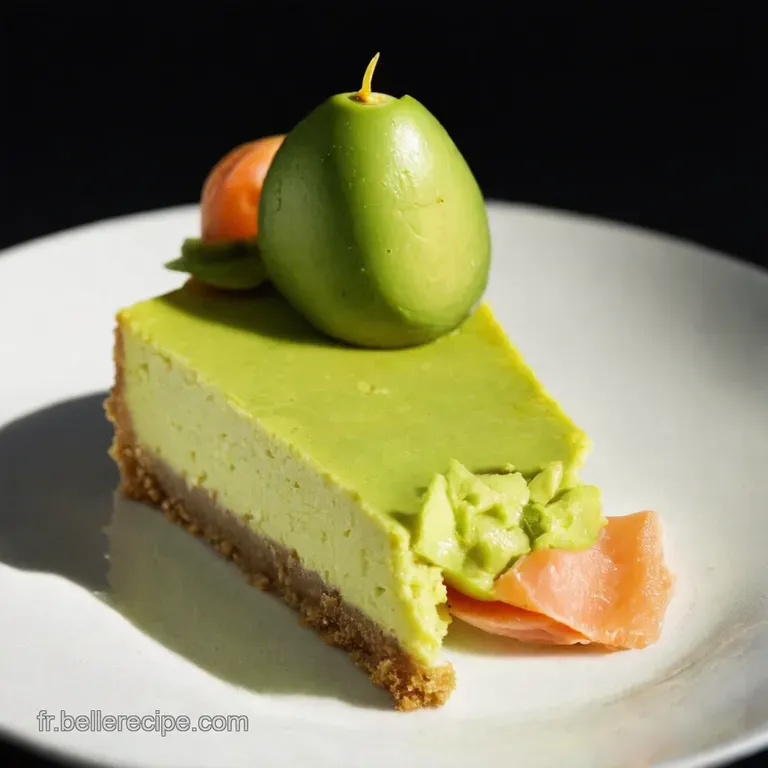Cheesecake Sal&eacute; Avocat et Saumon Un Festin de Fra&icirc;cheur