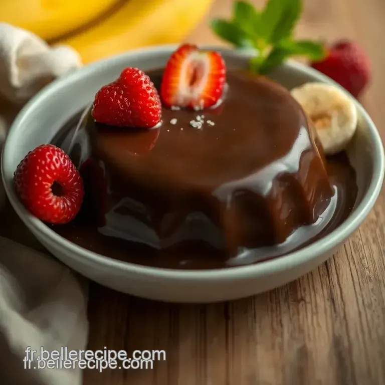 Chocolat Au Bain Marie : Le D&eacute;lice Fondant presentation