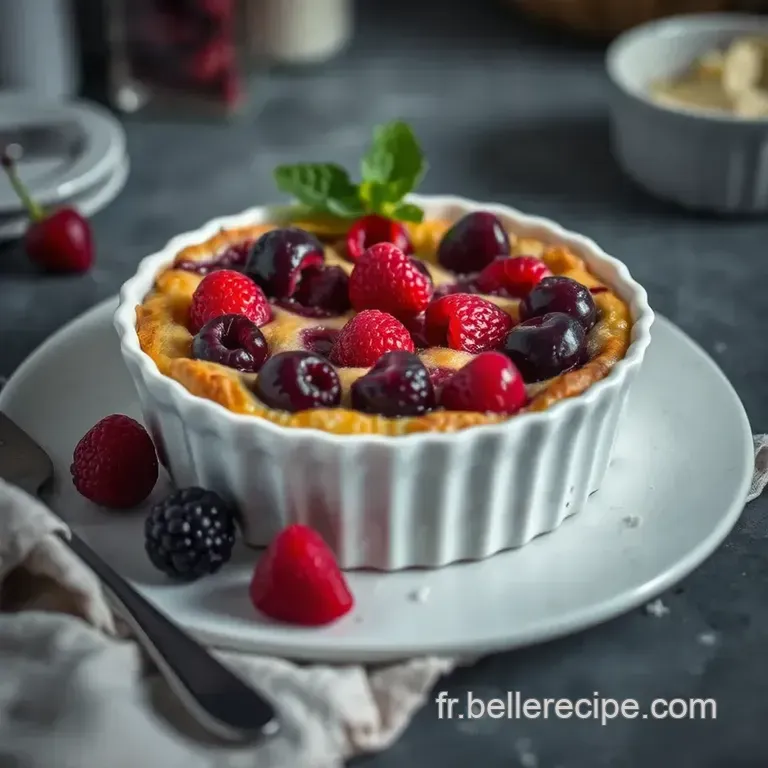 Clafoutis Aux Cerises Express presentation
