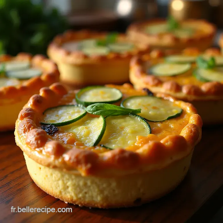 Clafoutis Aux Courgettes Et Ch&egrave;vre Frais Le Soleil Dans Lassiette presentation