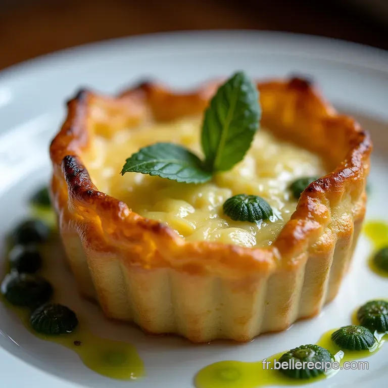 Clafoutis aux Courgettes et Ch&egrave;vre Frais Le Soleil dans lAssiette