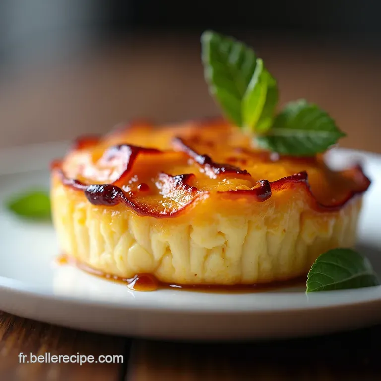 Clafoutis Pralin&eacute; aux Pommes Caram&eacute;lis&eacute;es