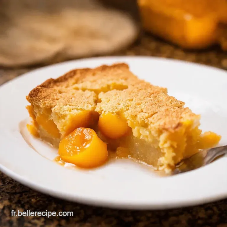 Cobbler Aux P&ecirc;ches Amandine Et Vanille presentation