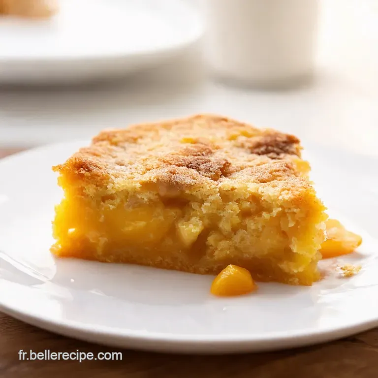 Cobbler aux P&ecirc;ches Amandine et Vanille