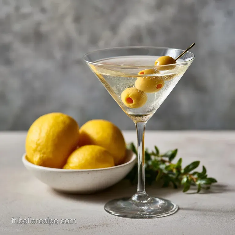 Cocktail Martini Sec : Lart Du Geste Parfait presentation