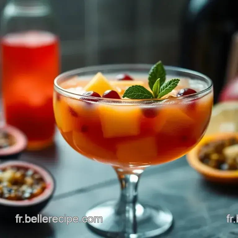 Cocktail Pornstar : Un &Eacute;lixir Fruit&eacute; et Chic